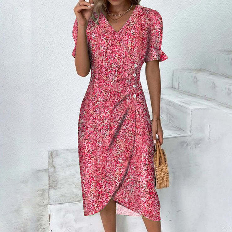 Women's Summer Dress - Lightweight Cotton Casual Dress for Women Ideal for Warm Weather - Available in Various Sizes