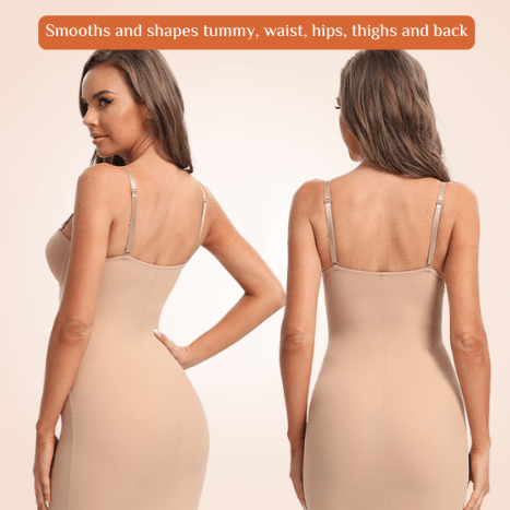 Sculpting Under Slip Bridal Shapewear Dress for Women - Body Shaper, Comfortable Fit, Seamless Design