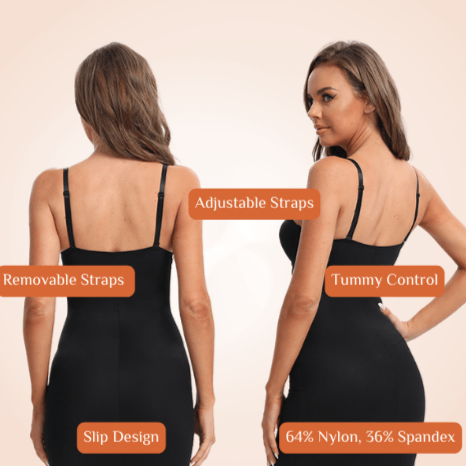 Sculpting Under Slip Bridal Shapewear Dress for Women - Body Shaper, Comfortable Fit, Seamless Design