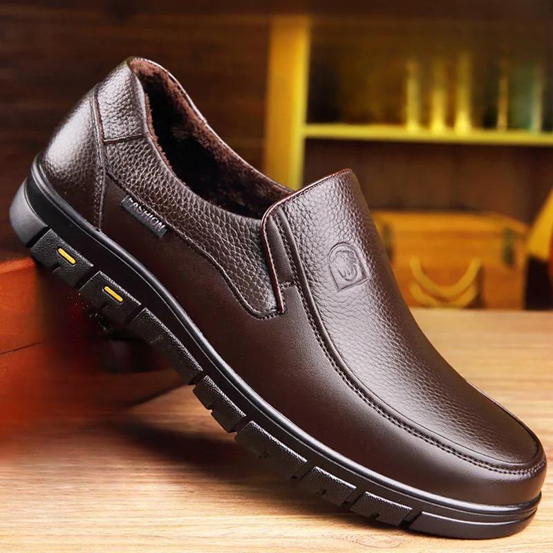 Men's Genuine Leather Casual Shoes | Breathable, Handcrafted & Comfortable for Outdoor Adventures