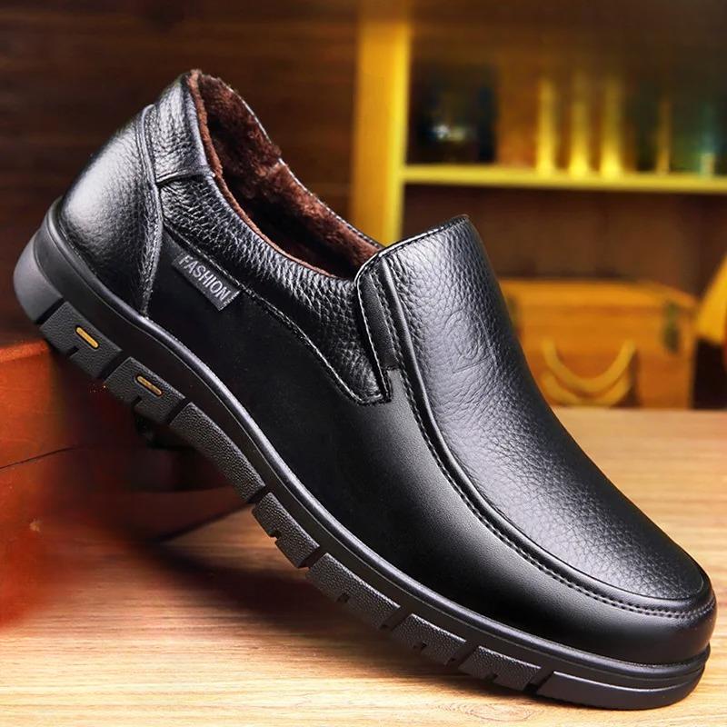 Men's Genuine Leather Casual Shoes | Breathable, Handcrafted & Comfortable for Outdoor Adventures