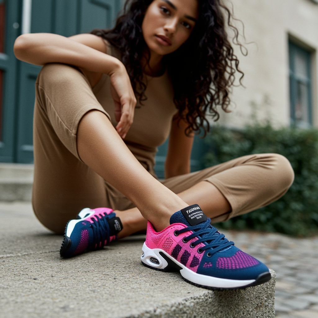 Ladies' Orthopaedic Running Shoes | Lightweight, Shock Absorbing & Comfortable for Pain Relief and Active Lifestyle