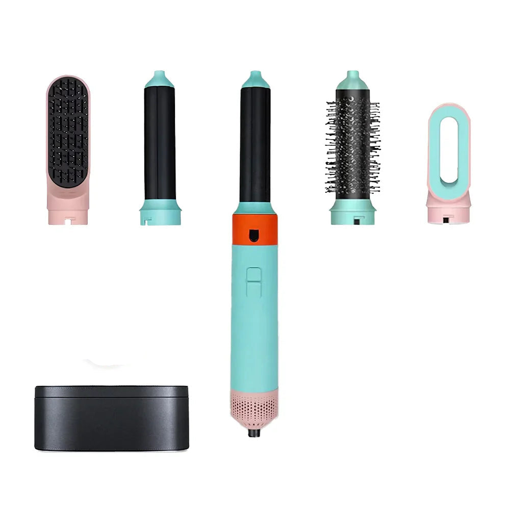 5 in 1 Hair Styler | Curling, Straightening & Drying with Coanda Effect for All Hair Types