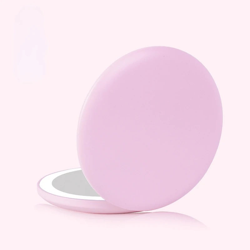 LED Makeup Mirror with 10x Magnification | Adjustable Brightness & Ideal for Beauty Routines