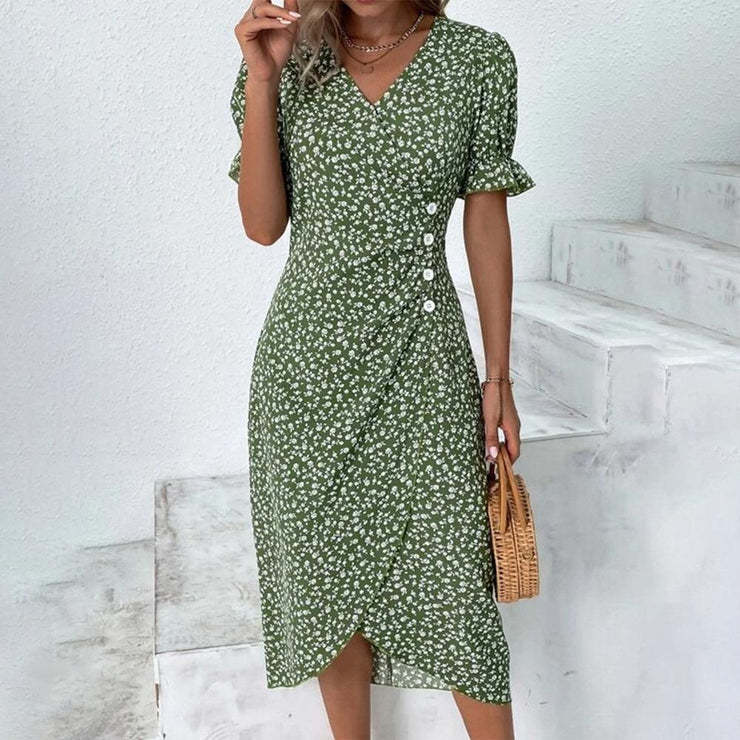 Women's Summer Dress - Lightweight Cotton Casual Dress for Women Ideal for Warm Weather - Available in Various Sizes