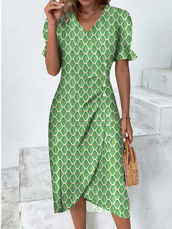 Women's Summer Dress - Lightweight Cotton Casual Dress for Women Ideal for Warm Weather - Available in Various Sizes