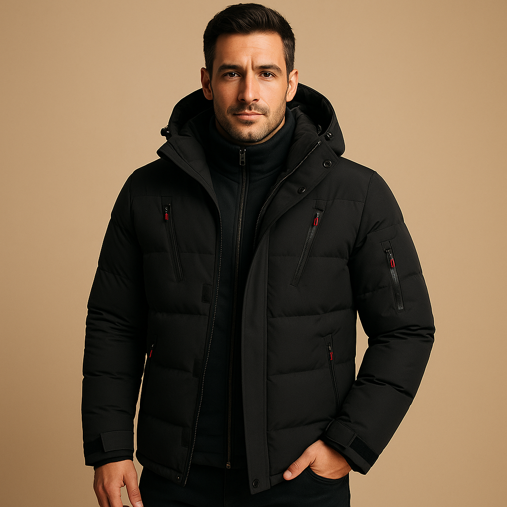 Waterproof Winter Jacket for Men with Warm Lining - Perfect for Cold Weather