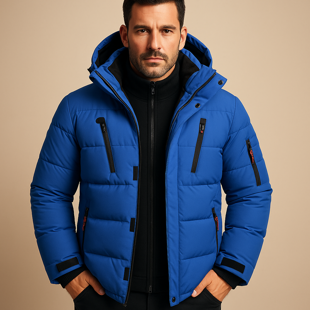 Waterproof Winter Jacket for Men with Warm Lining - Perfect for Cold Weather