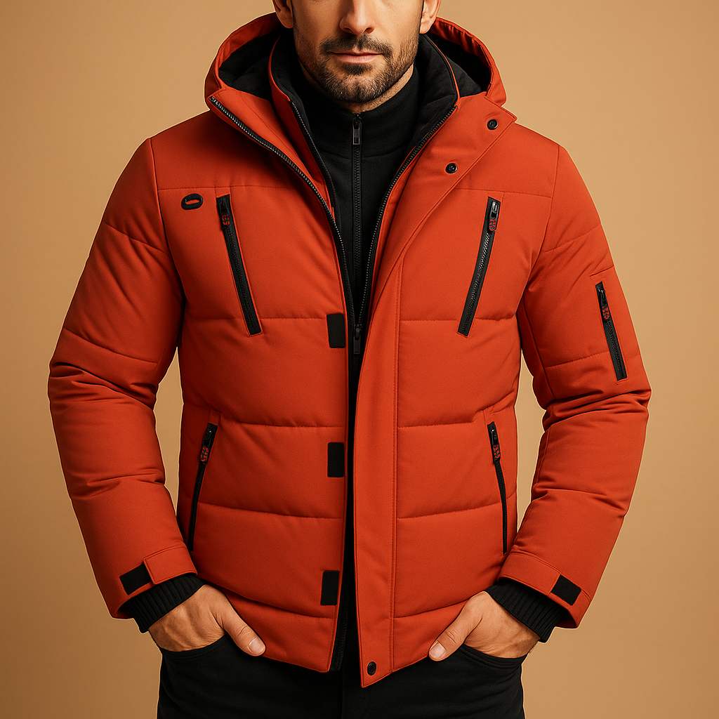 Waterproof Winter Jacket for Men with Warm Lining - Perfect for Cold Weather
