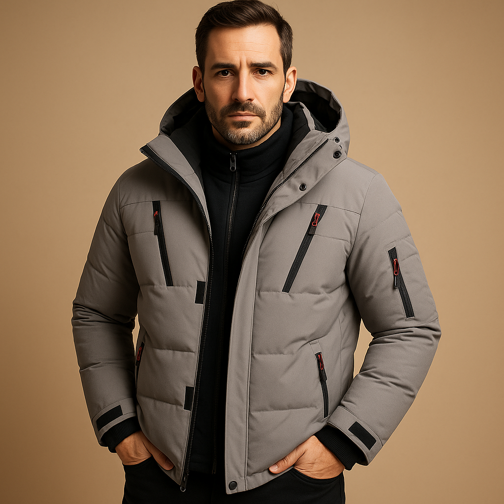 Waterproof Winter Jacket for Men with Warm Lining - Perfect for Cold Weather