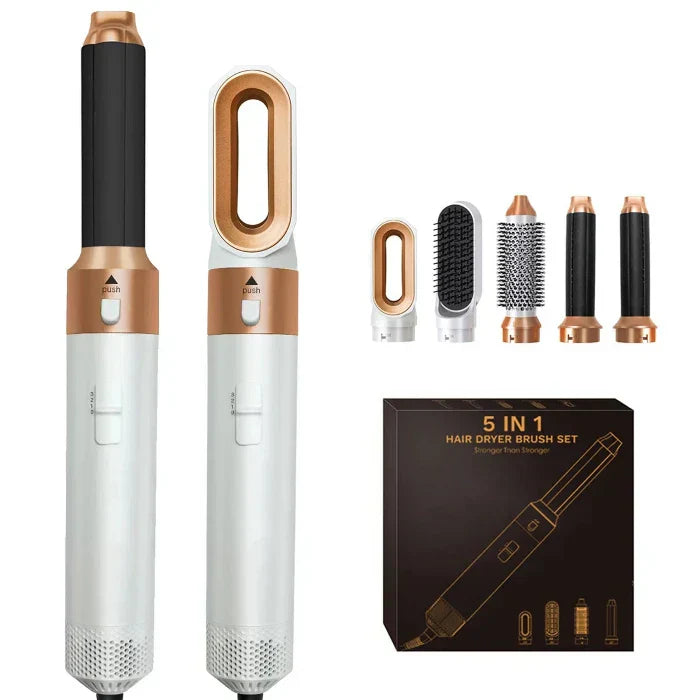 5 in 1 Hair Styler Pro | Advanced Heat Technology for Beachy Waves, Bouncy Curls & Smooth Finish at Home