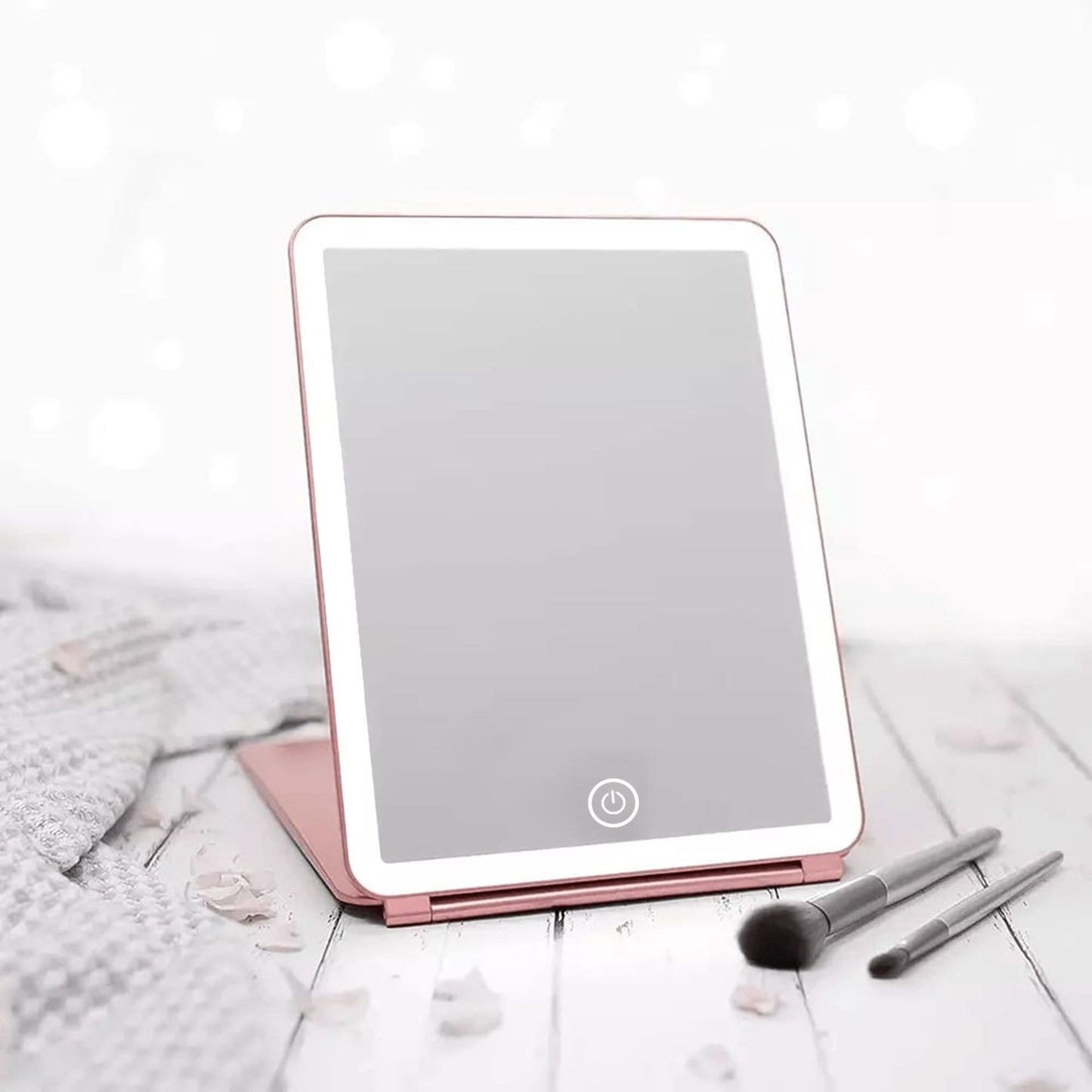 Cosmetic Mirror with 3 Light Settings | Touch Sensor, USB Rechargeable & Ideal for Makeup Application
