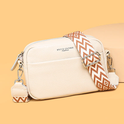Genuine Leather Bag | Durable First-Layer Cowhide with Soft Polyester-Cotton Lining for Daily Use and Business Occasions