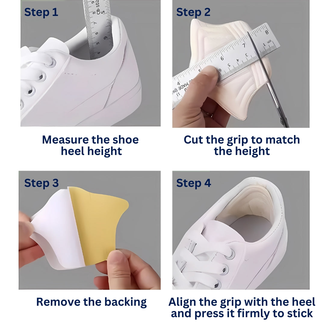 Heel Grips for Shoes - ComfortFit Anti-Slip Pads to Reduce Friction and Enhance Comfort - Ideal for All Shoe Types