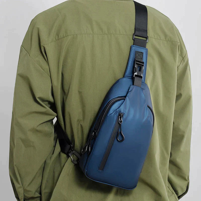 AetherGuard™ | Waterproof Anti-Theft Crossbody Bag | Secure Sling Bag for Travel, Hiking & Daily Use