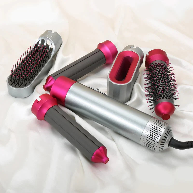 Premium 5 in 1 Hair Styler Pro with Hot Brush and Dryer Functions