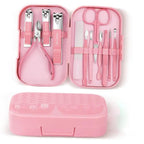 12pcs Stainless Steel Manicure Set – Complete Nail Care Tools for Perfectly Polished Nail