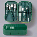 12pcs Stainless Steel Manicure Set – Complete Nail Care Tools for Perfectly Polished Nail