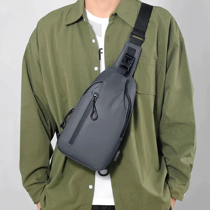 AetherGuard™ | Waterproof Anti-Theft Crossbody Bag | Secure Sling Bag for Travel, Hiking & Daily Use