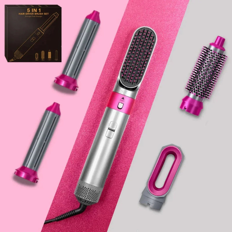 Premium 5 in 1 Hair Styler Pro with Hot Brush and Dryer Functions