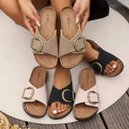 Orthopaedic Flat Sandals | Adjustable Buckle Straps for All-Day Comfort & Everyday Wear