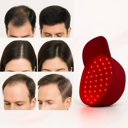 Red Light Infrared Laser Cap for Hair Growth – LED Therapy for Hair Loss Treatment and Regrowth