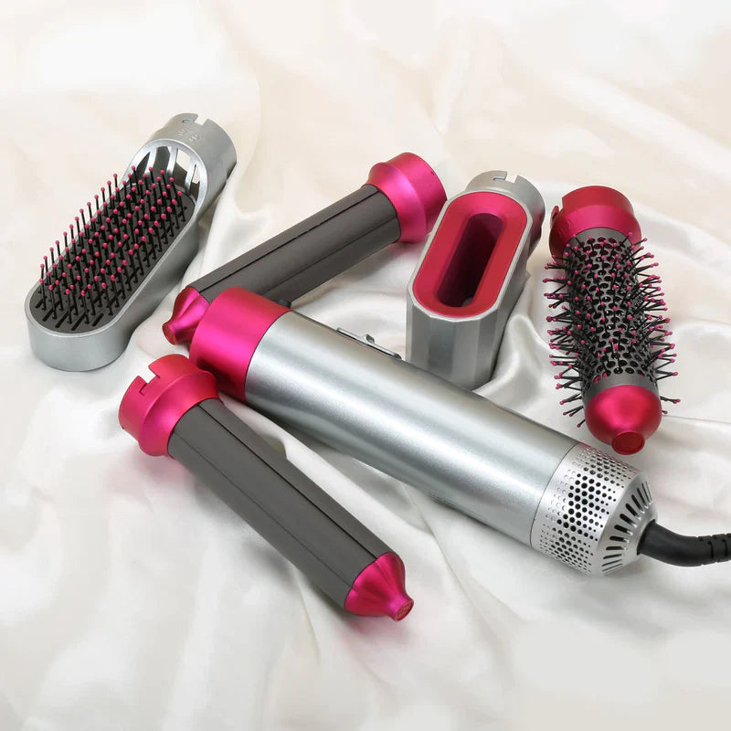 5 in 1 Hair Styler | Curling, Straightening & Drying with Coanda Effect for All Hair Types