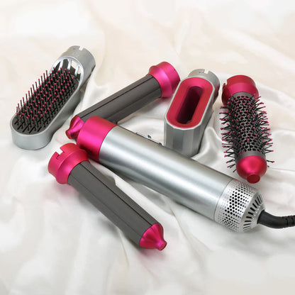 5 in 1 Hair Styler | Curling, Straightening & Drying with Coanda Effect for All Hair Types