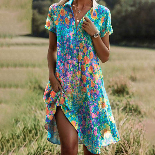 Stylish Lightweight Midi Dress | Comfortable, Machine Washable & Ideal for Summer Beach Days