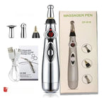 5-in-1 Electric Deep Tissue Massage Pen for Muscle Relaxation - 9 Gears Body & Back Massager for Tired Muscles - Ideal for Men & Women
