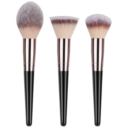 3 Pcs Makeup Brushes Set