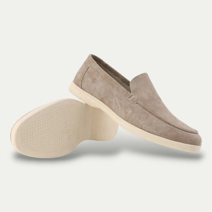 Men's Suede Loafers - Premium Soft Material - Classic Old Money Style - Comfortable Slip-On Design