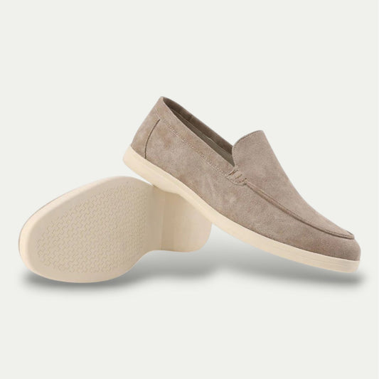 Men's Suede Loafers - Premium Soft Material - Classic Old Money Style - Comfortable Slip-On Design