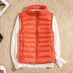 Ultra Light Down Vest for Women - Sleeveless Puffer Jacket, Warm Lightweight Layer