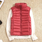 Ultra Light Down Vest for Women - Sleeveless Puffer Jacket, Warm Lightweight Layer