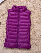 Ultra Light Down Vest for Women - Sleeveless Puffer Jacket, Warm Lightweight Layer