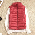 Ultra Light Down Vest for Women - Sleeveless Puffer Jacket, Warm Lightweight Layer