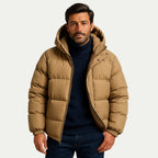Unisex Waterproof Down Hooded Puffer Winter Parka Jacket