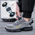 Safety Sneakers with Steel Toe | Puncture-Resistant, Breathable Mesh & Dial Fastening for Workshops and Warehouses