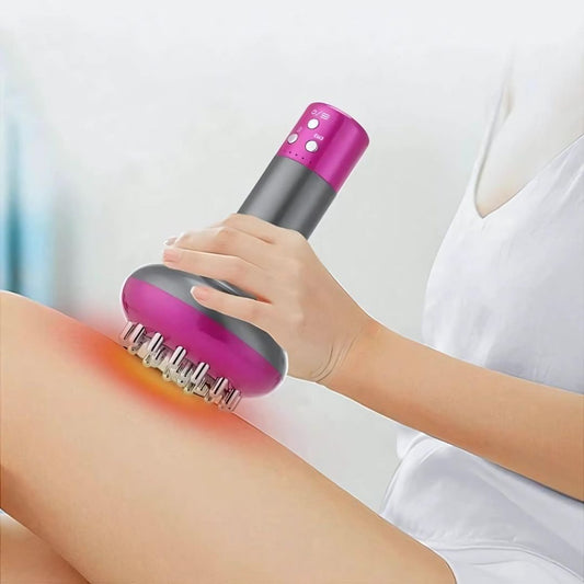 Electric Cellulite Brush Massager | Skin Firming & Lymphatic Drainage Device for Home Use & Muscle Relaxation