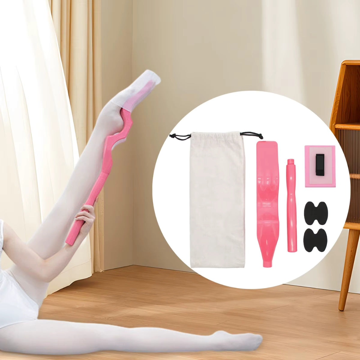 Adjustable Foot Stretcher Set – Ideal for Ballet, Dance, and Flexibility Training