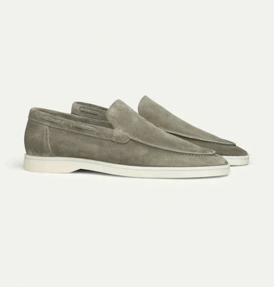 Classic Men's Loafers - 'Old Money' Style Leather Slip-On Shoes for Formal & Casual Wear