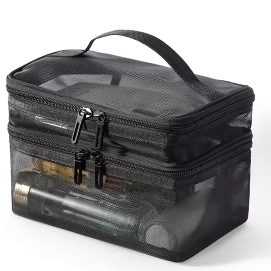 Clear Vanity Bag – Stylish, Transparent Storage for Beauty Essentials