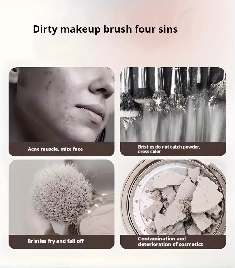 Electric Makeup Brush Cleaner | Fast & Effective Cleaning Device