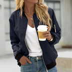 Stylish Women's Bomber Jacket | Lightweight, Comfortable & Versatile for Everyday Wear