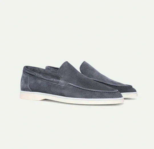 Classic Men's Loafers - 'Old Money' Style Leather Slip-On Shoes for Formal & Casual Wear