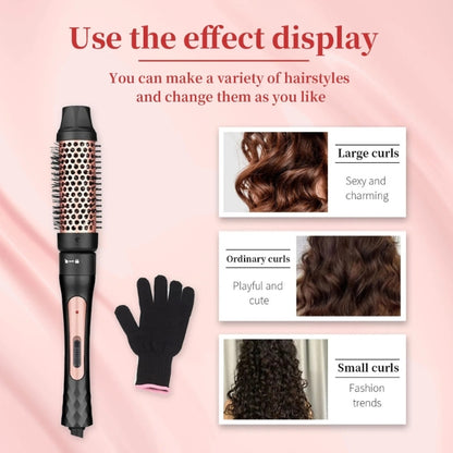 4-in-1 Thermal Hair Styling Brush | Best Portable Heated Styling Tool