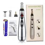 5-in-1 Electric Deep Tissue Massage Pen for Muscle Relaxation - 9 Gears Body & Back Massager for Tired Muscles - Ideal for Men & Women