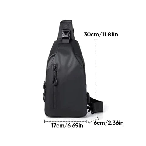 AetherGuard™ | Waterproof Anti-Theft Crossbody Bag | Secure Sling Bag for Travel, Hiking & Daily Use