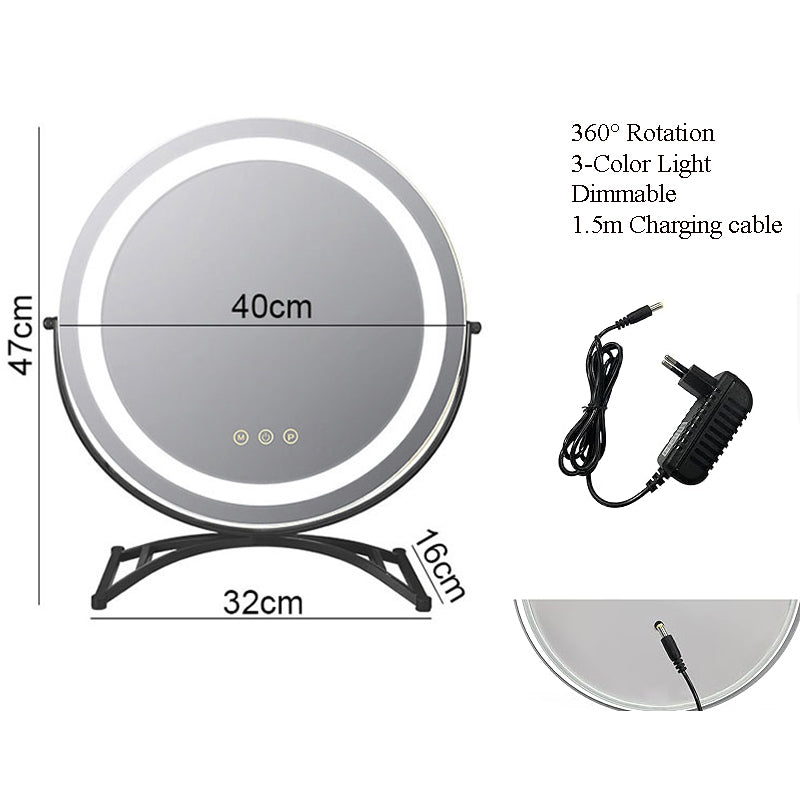 Makeup Mirror – Lighted Vanity Mirror with Touch Control